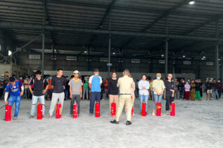 Fire Drill at Cambodian Zulite Stone Factory Ensuring Safety and Preparedness