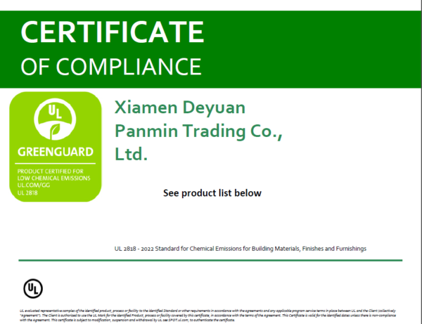 GREENGUARD Certification 2025 Cover