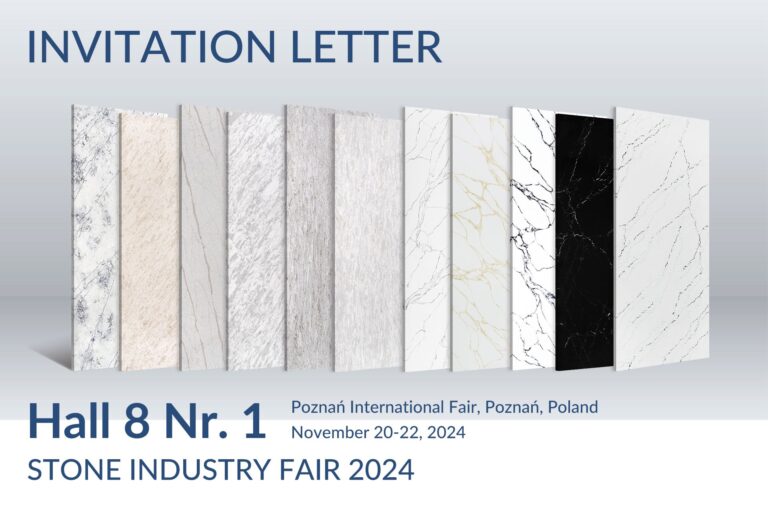 Invitation: Visit PANMIN at the 2024 Stone Industry Fair in Hall 8, Booth NR.1 at the Poznań International Fair